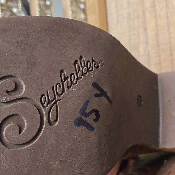 Seychelles Womens Knee High Tall Riding Heels Brown Leather Side Zipper Sz 9.5 - Picture 9 of 12